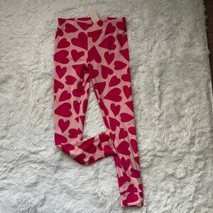 Girls Size 6 Pink Heart Print Pajama Sleep Pants NWT Target Cozy Soft Lounge